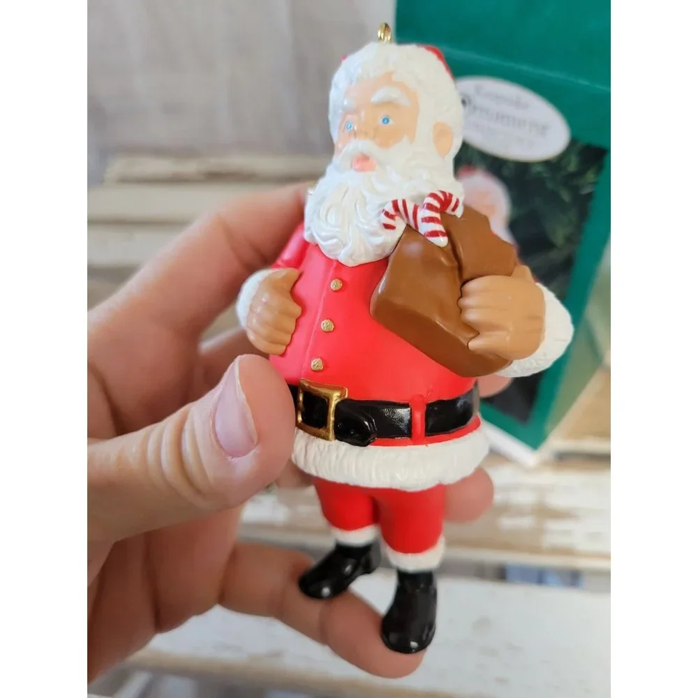 Hallmark Santa‎ 1996 Rudolph ornament Xmas holiday tree